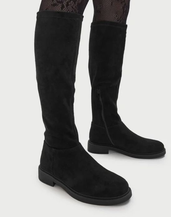 Сапоги замшеві жіночі