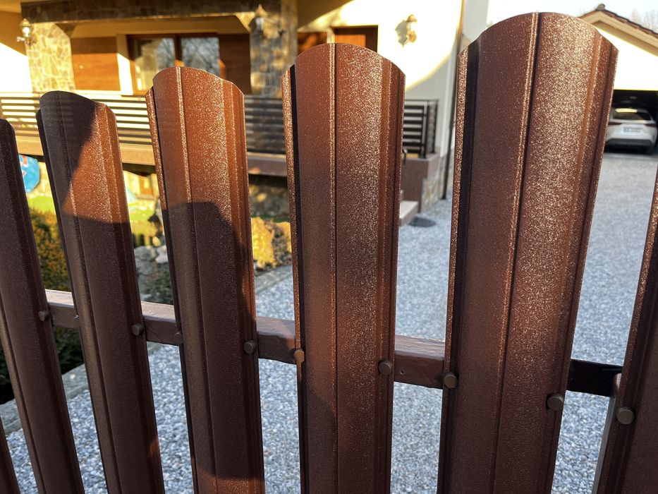 Brama aluminiowe sztachety dwuskrzydłowa 2x plus furtka