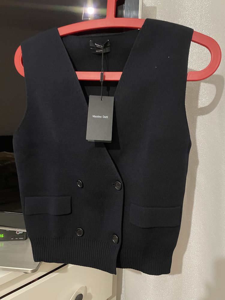 Efektowna jamizelka , sweterek Milsno od Massimo Dutti xs /S