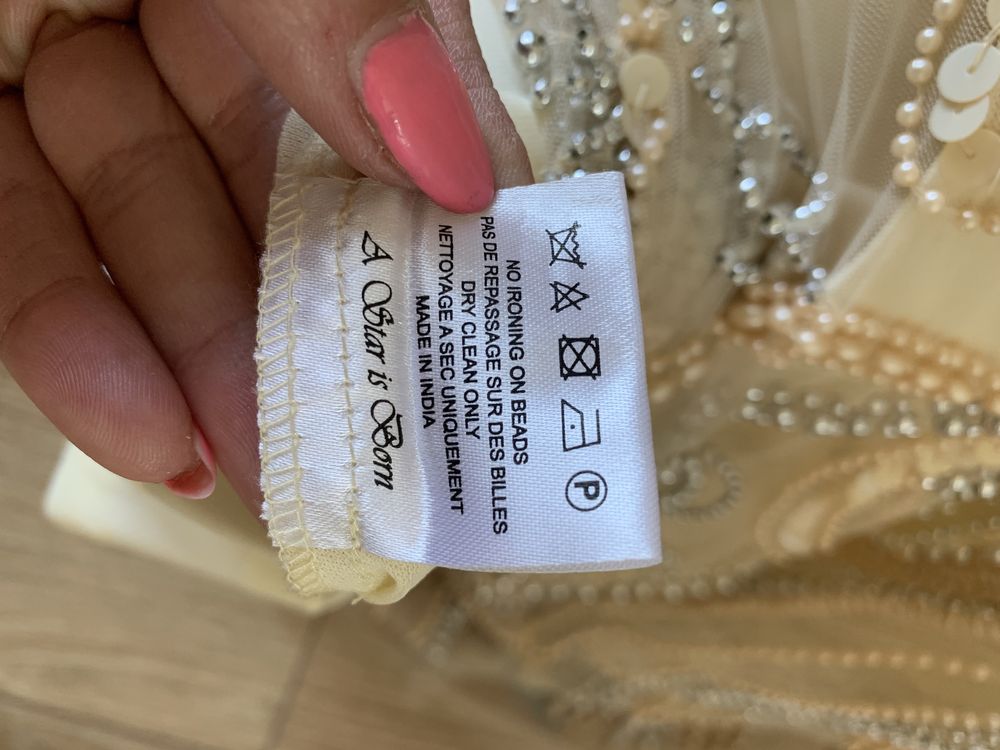 Sukienka bogato zdobiona a star is born rozmiar 36 wesele ślub
