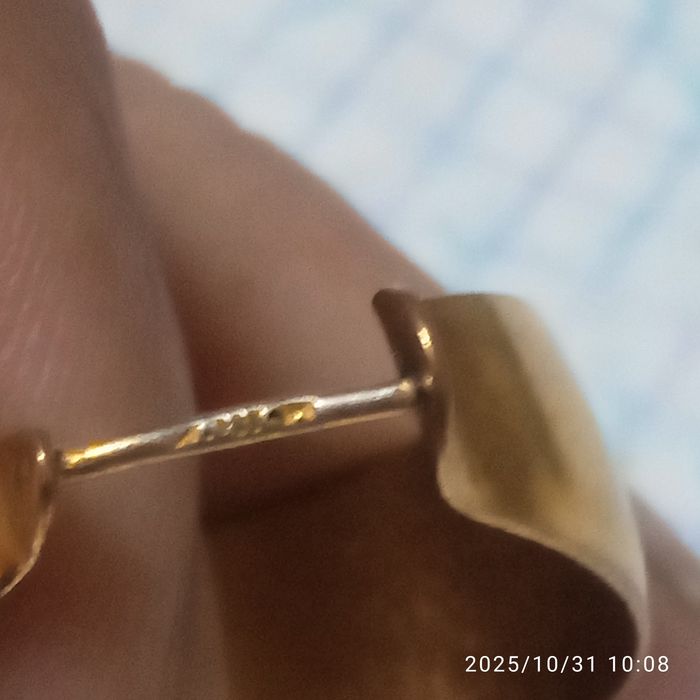 Продам серьги позолота СССР.