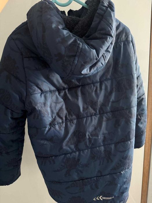 Kurtka zimowa granatowa dla chłopca