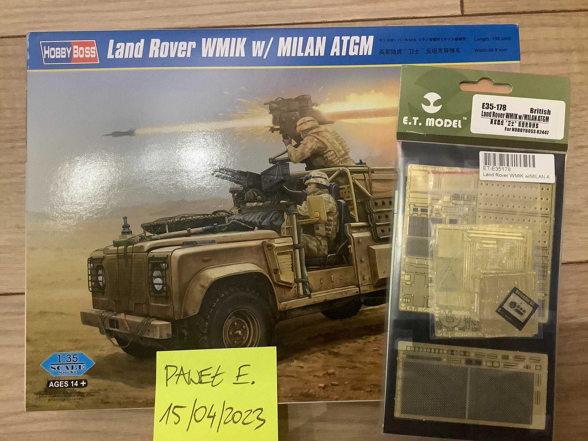 HOBBY BOSS Land Rover WMIK + blachy