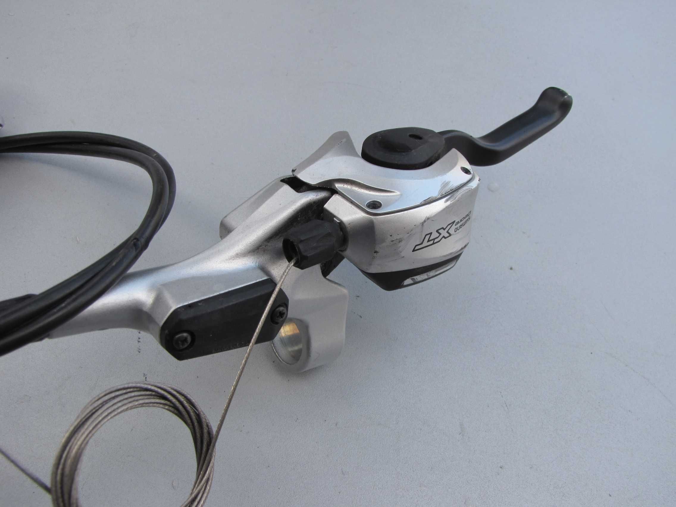 Topowe Klamko-manetki SHIMANO DEORE XT ST-M766 + zaciski! Hydraulika