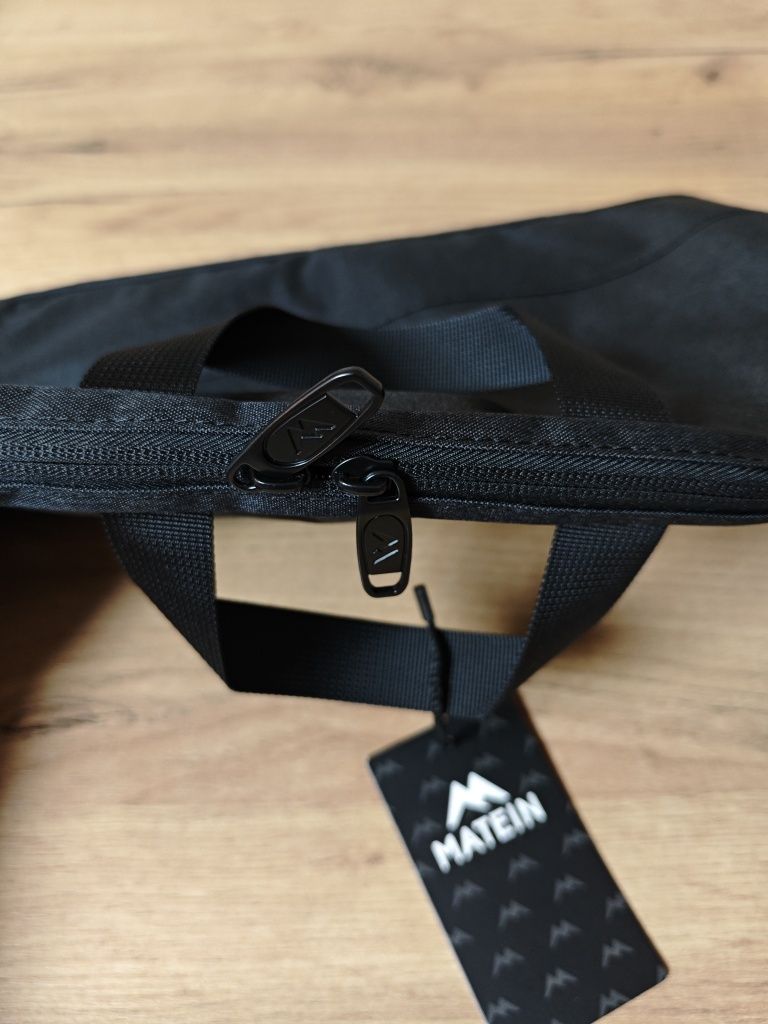 Nowa torba, pokrowiec, etui na laptopa, siatka, pojemna, grafit, Matei