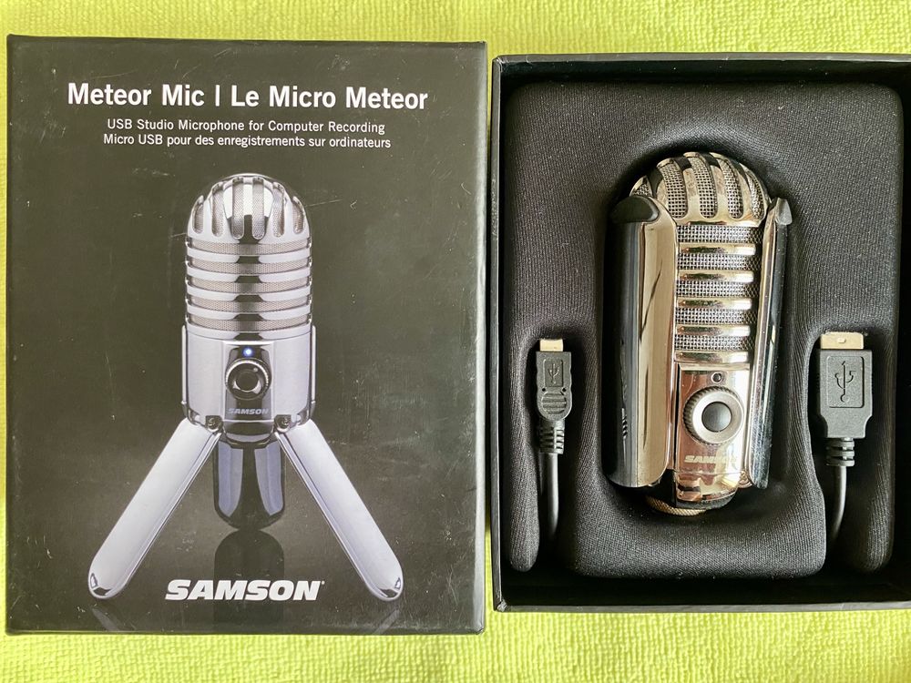 Мікрофон Samson Meteor + з ним комплект