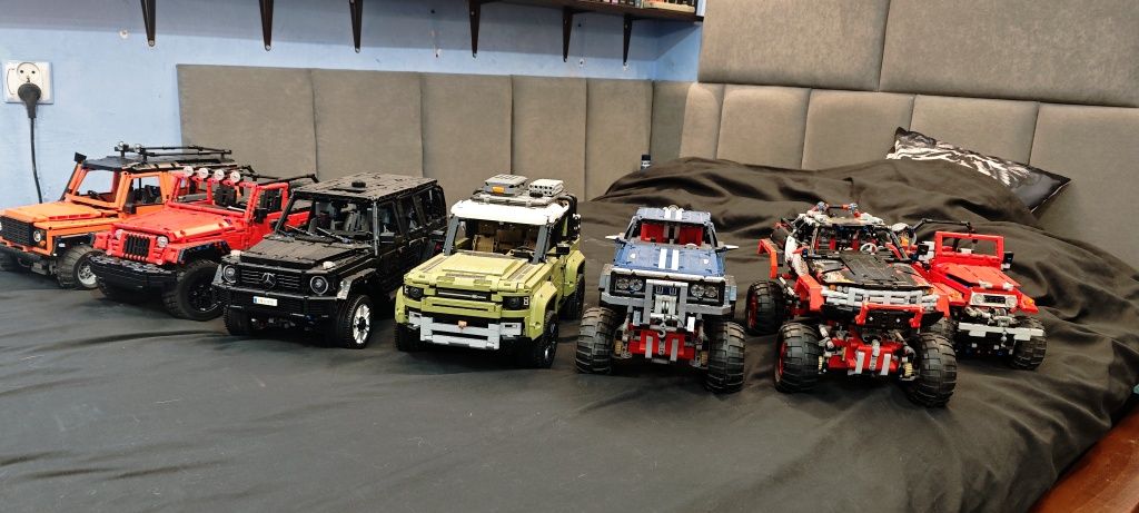 Kolekcja modeli 1:8 LEGO CaDa Mould King Lepin Rastar itp
