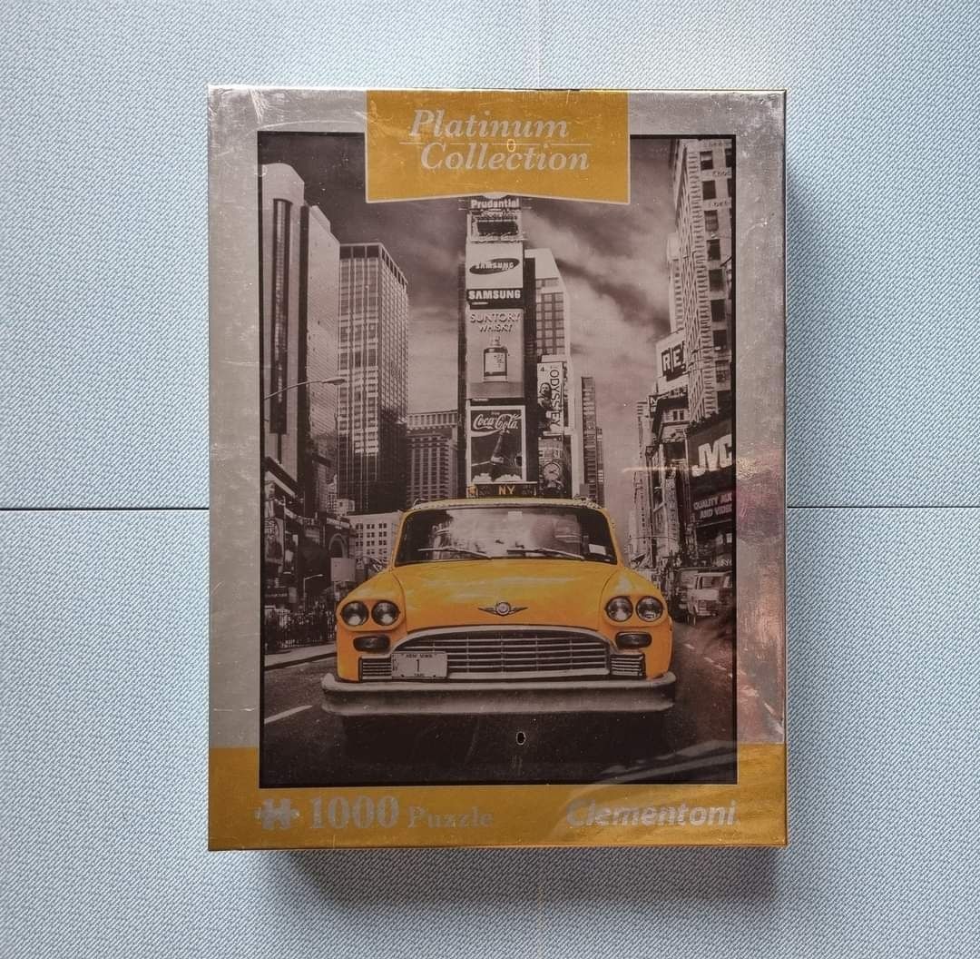 Clementoni Platinum collection Taxi New York puzzle 1000 Nowy Jork