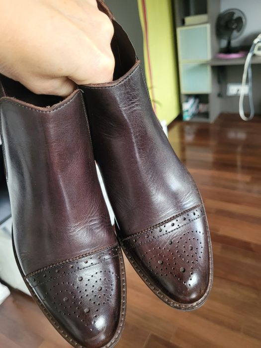 Brązowe sztyblety VENEZIA