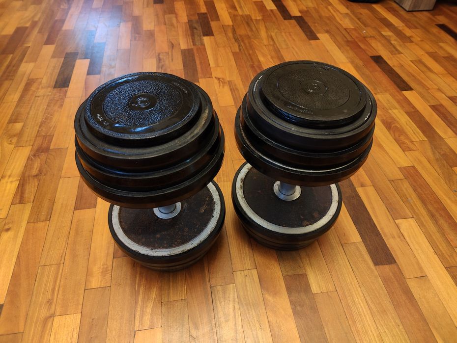 Гантель 16 кг СССР обрезиненная