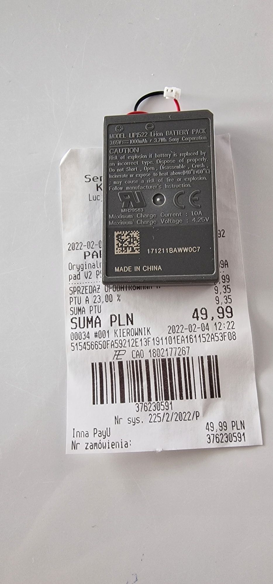 Bateria Pad PS4 Sony PlayStation