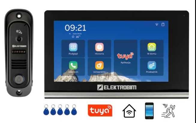 Wideodomofon Domofon z funkcją WiFi ETV-02