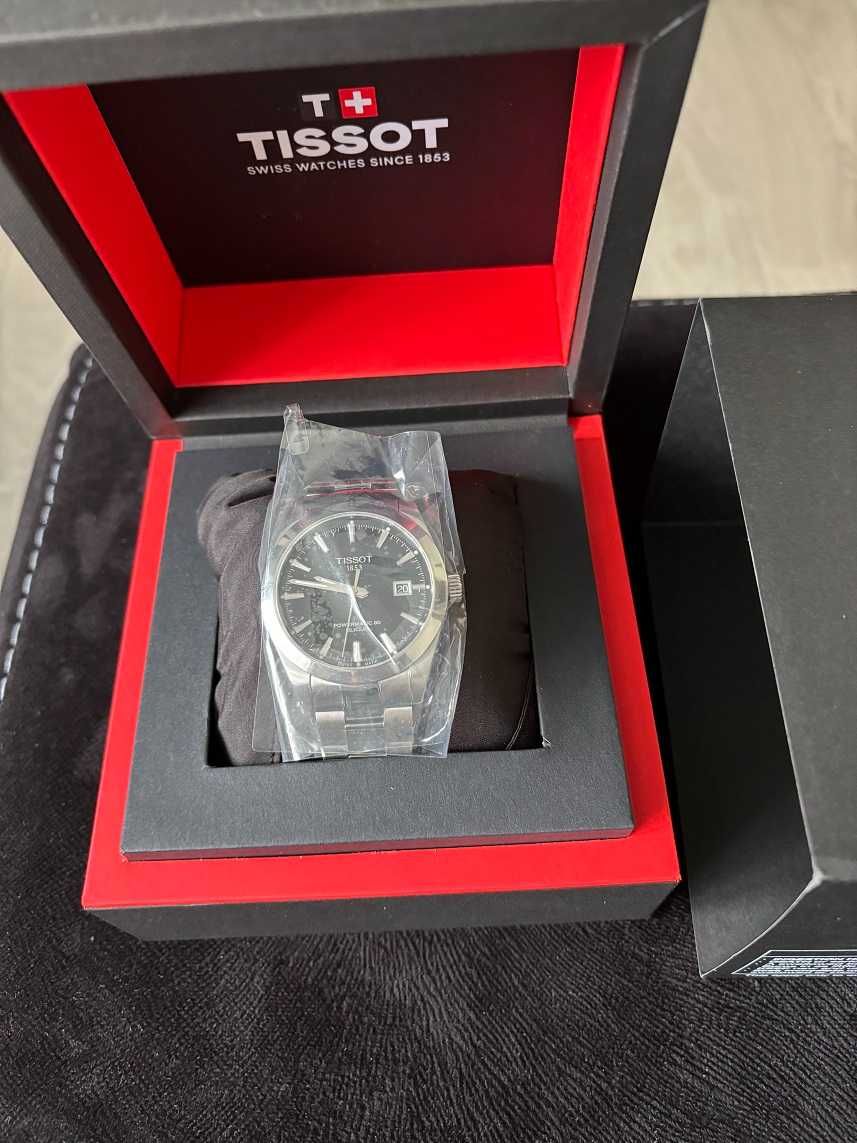 Tissot T127.407.11.051.00 Gentleman Powermatic 80 Silicium 40mm Black