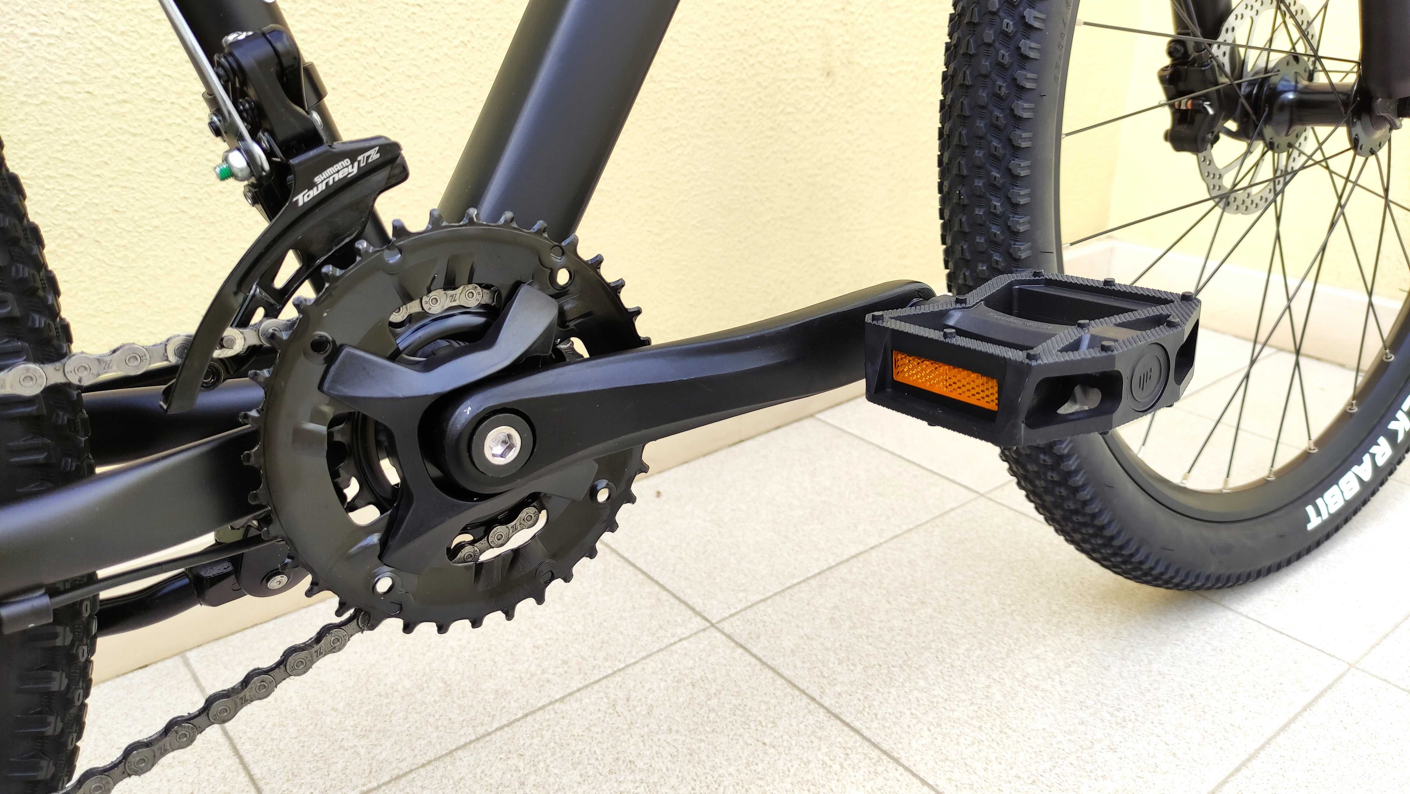 Bicicleta BTT roda 27.5 travão disco hidráulico