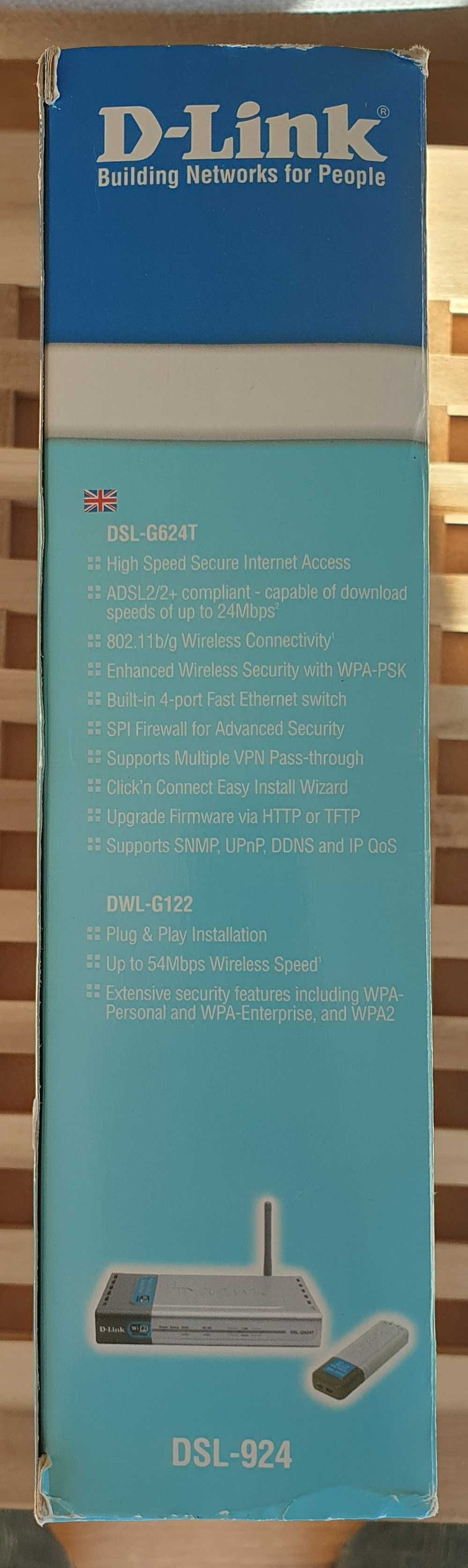 Wireless G ADSL2 2+ Router Kit DSL-924