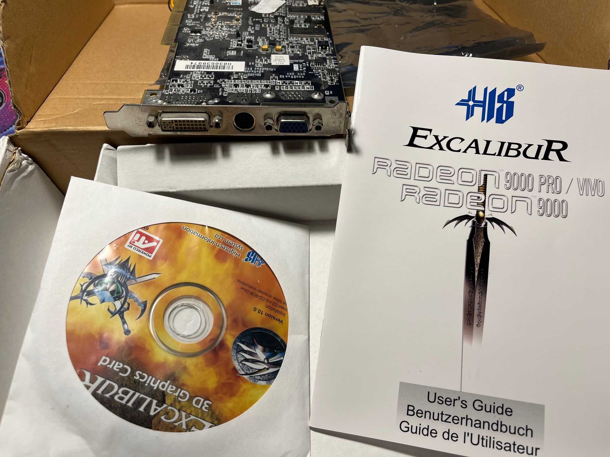 Karta graficzna Excalibur RADEON 9000 PRO VIVO