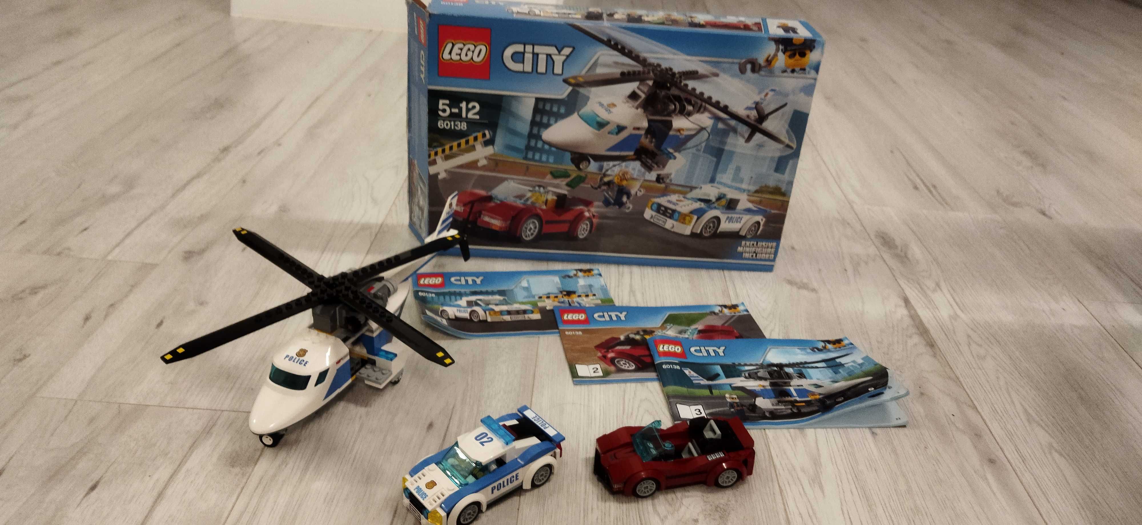 LEGO City 60138 Szybki Pościg + instrukcja + opakowanie