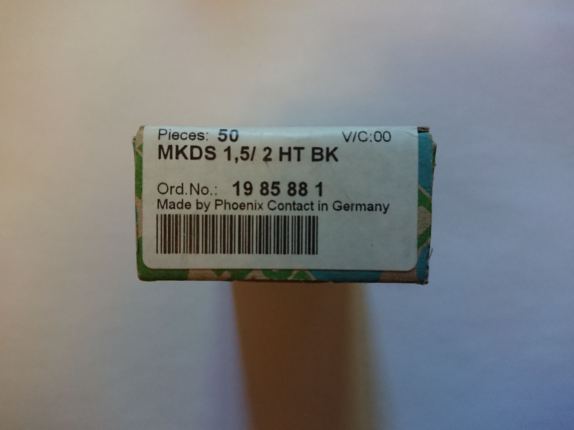 Продам клеммник на плату PHOENIX MKDS(MKDSN) 1,5/2 HT BK