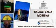 Sauna mobilna, balia mobilna, spa mobilne jakuzzi
