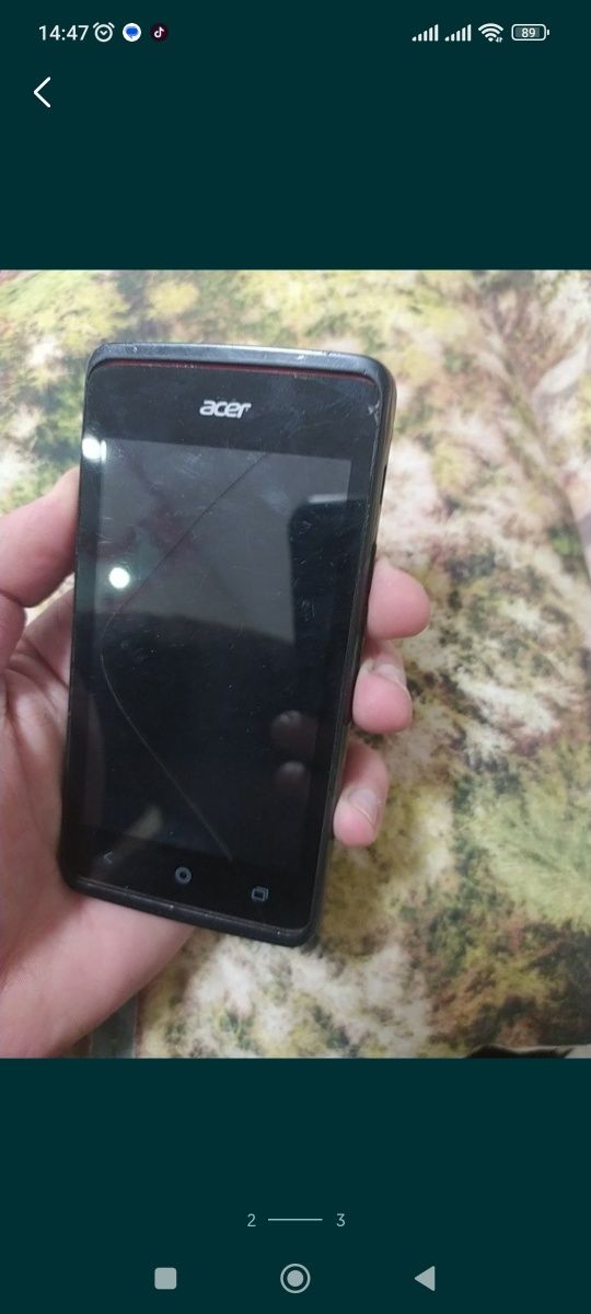 Acer liquid z200 на запчасти