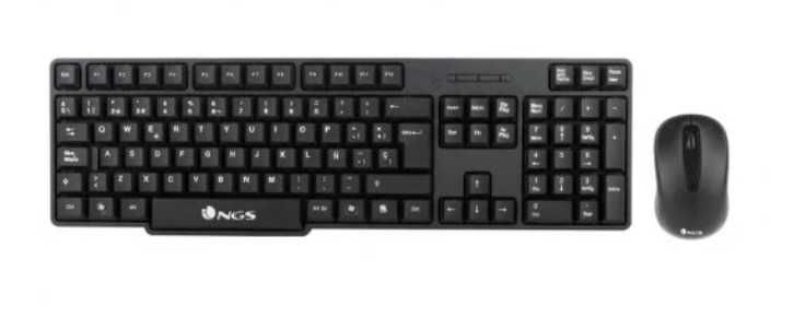 Teclado e Rato s/ Fios NGS EUPHORIA KIT Pack  (novo)
