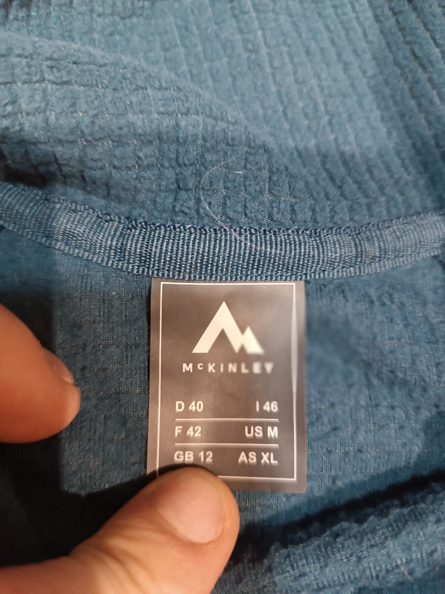 McKinley bluza polarowa Zipp roz,40/L/12 lekka ciepła bluza Golf

jeże