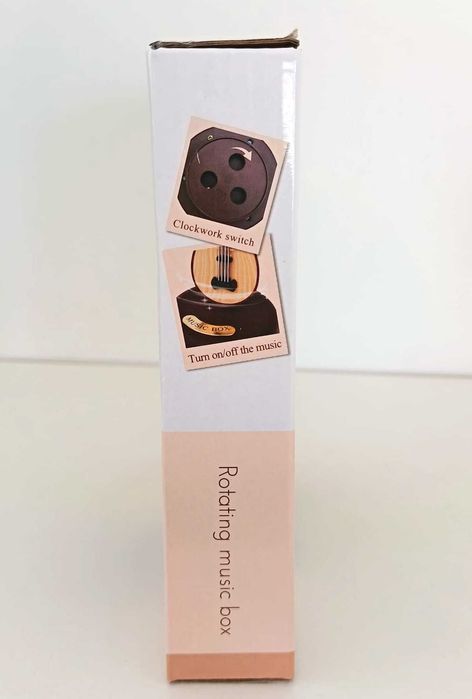 Caixa de música giratória - Violino