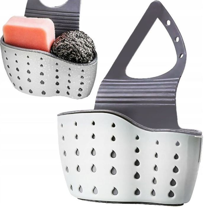 Organizer do Kuchni na Zlew Gąbkę Płyn do Naczyń Ociekacz Kuchenny