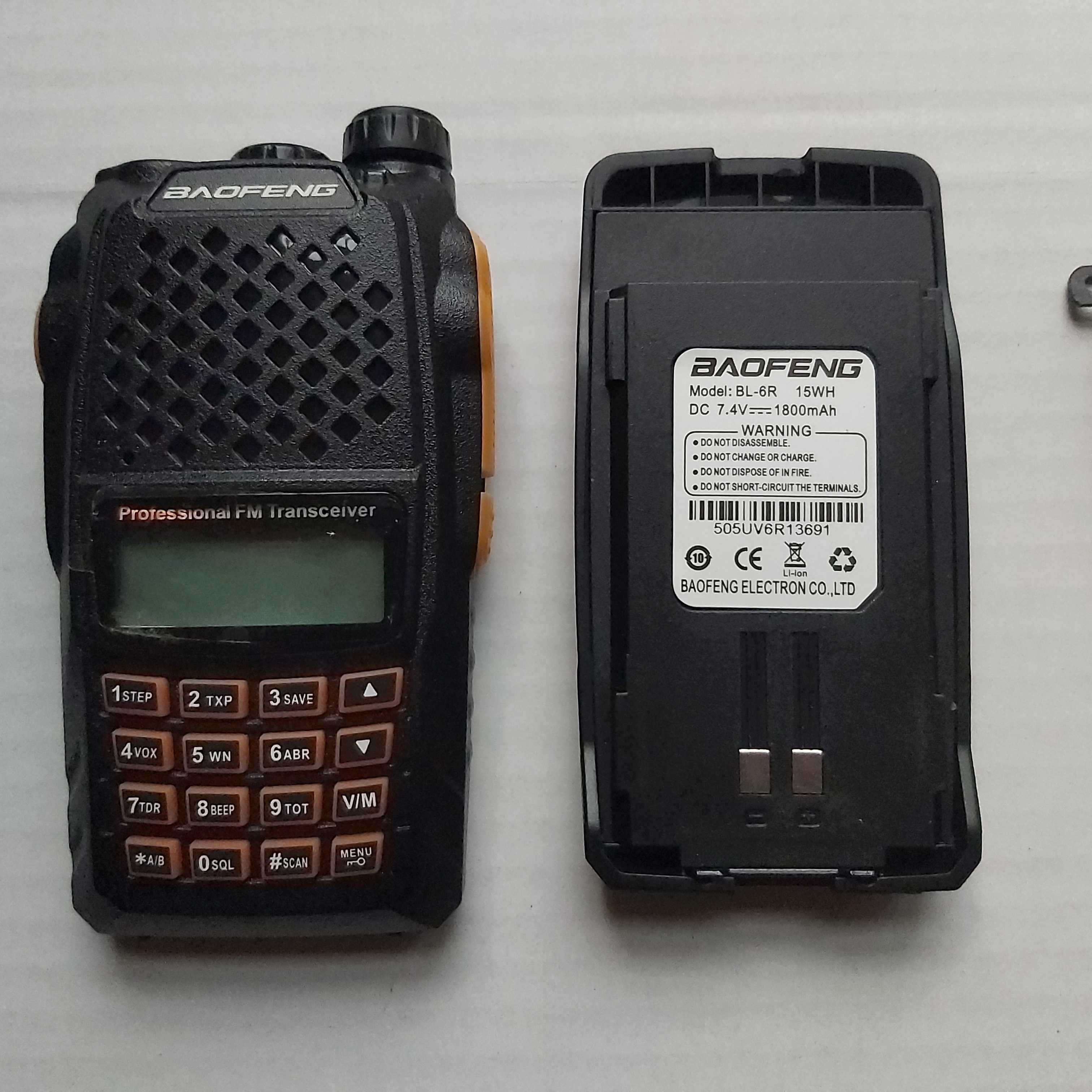 Baofeng UV6R 5 wat Radio walkie talkie duobander krótkofalówka