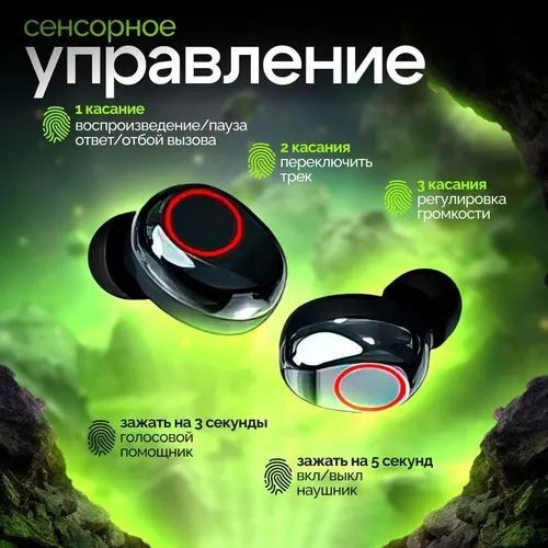Навушники бездротові M90 PRO V5.3, чорні