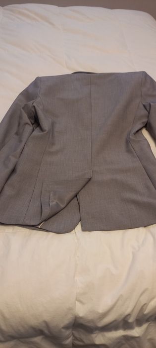 Blazer cinza claro "Mango"