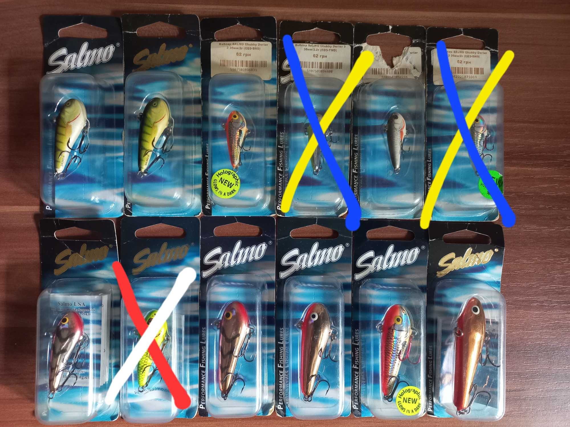 Woblery Salmo Slider Executor Minnow Tiny Chubby Butcher Bullhead