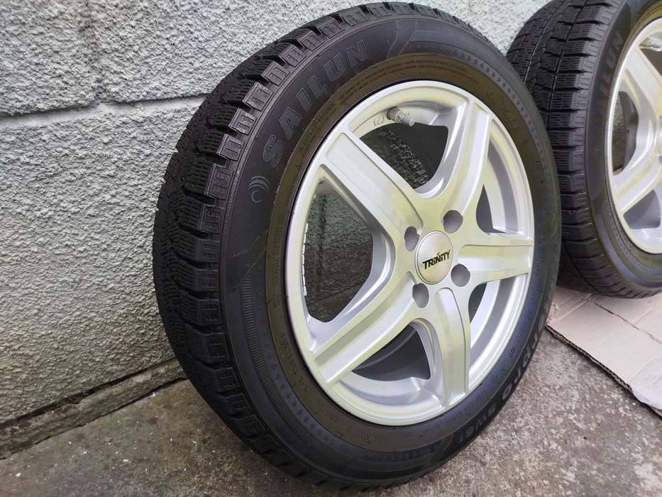 Диски TRINITY R15 4/100 Датчики Тиску Шини Sailun 185/60 R15 *ЗИМА*