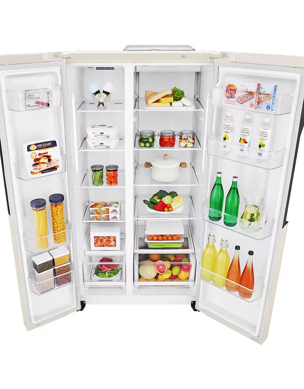 Холодильник LG GC-B247JEDV | 679л | Бежевый | Total 
Объём (л)
679