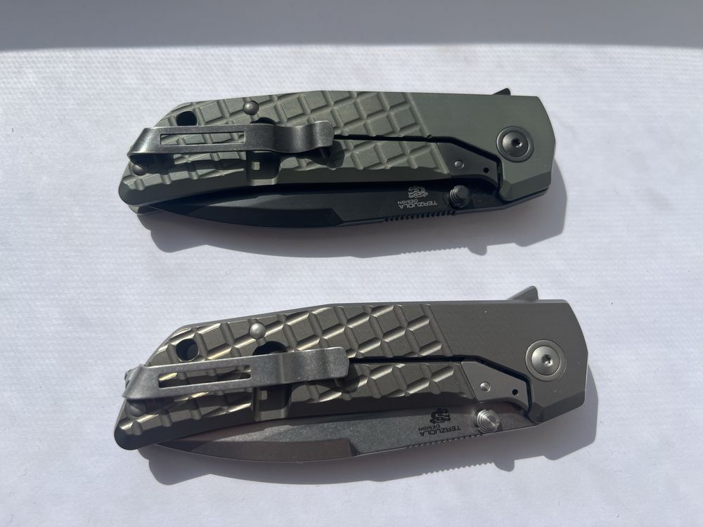 Нож складной MKM Knives Maximo Bronze titanium