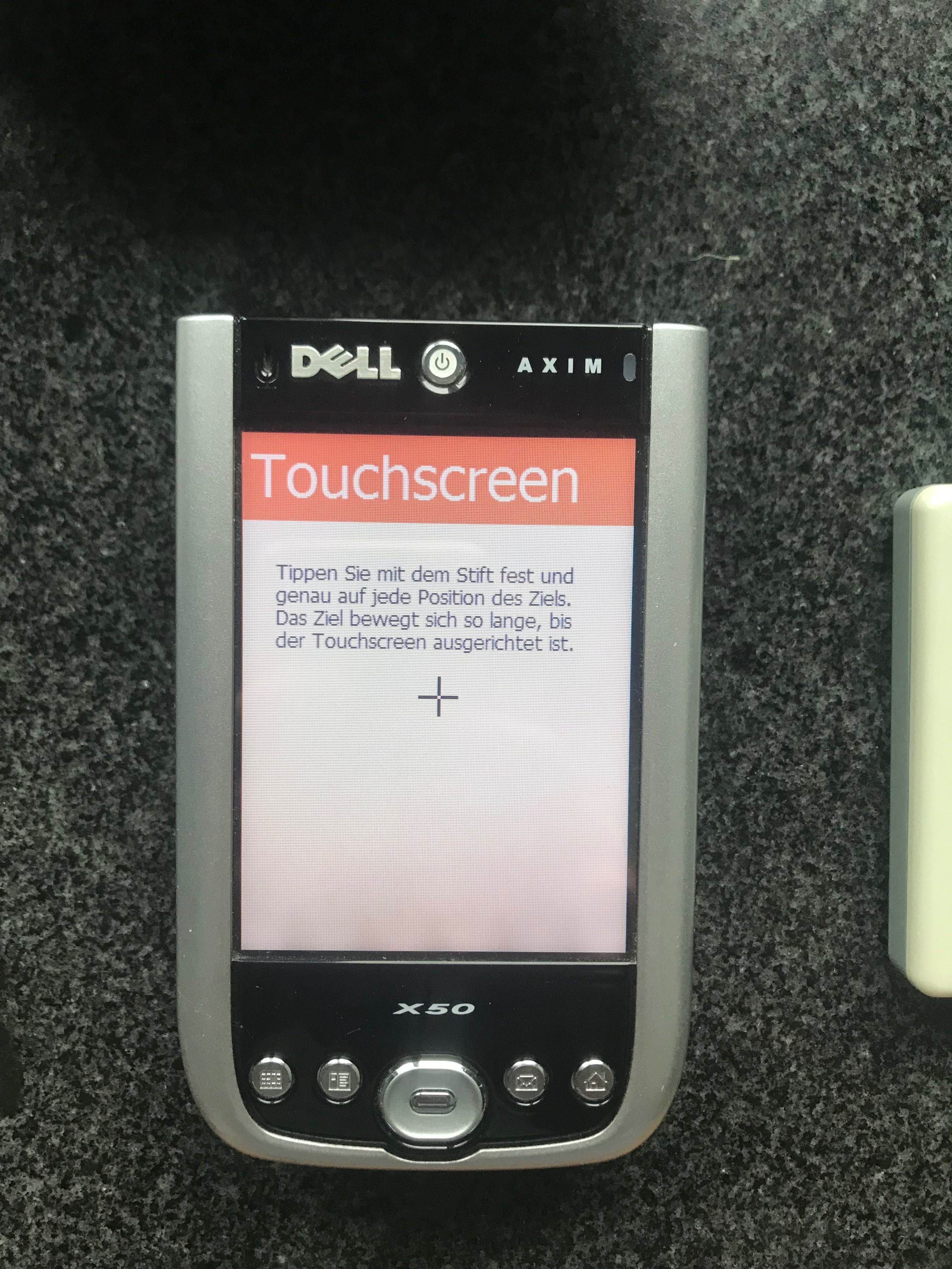 Palmtop Dell Axim X50 WiFi z dodatkowym zewnętrznym modułem GPS