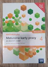 MATeMAtyka 4 - Maturalne karty pracy - Nowa Era