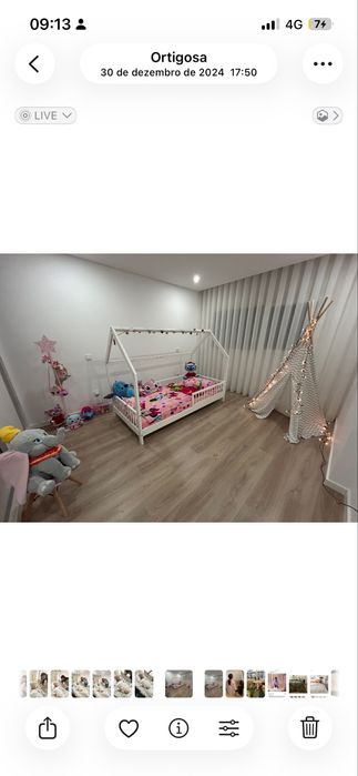 Cama Casinha com colchao da Zippy