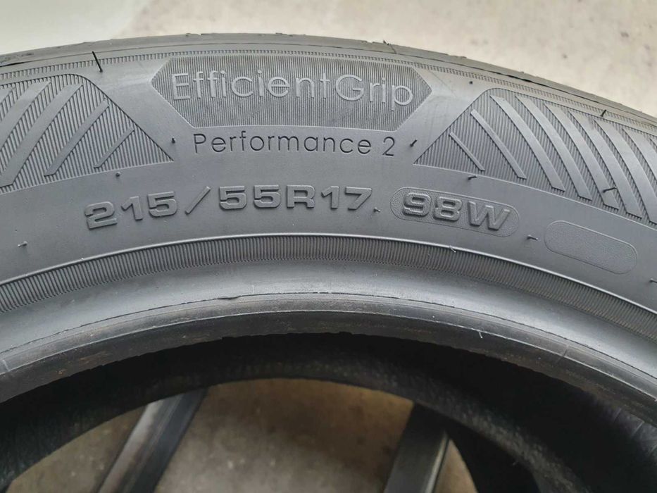 2x Goodyear Efficientgrip Performance  2  215/55r17  6,5mm jak nowe