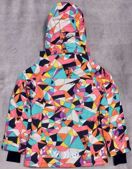 Kurtka zimowa z odpinanym kapturem KappAhl Woxo 720 EU 158 kolorowa