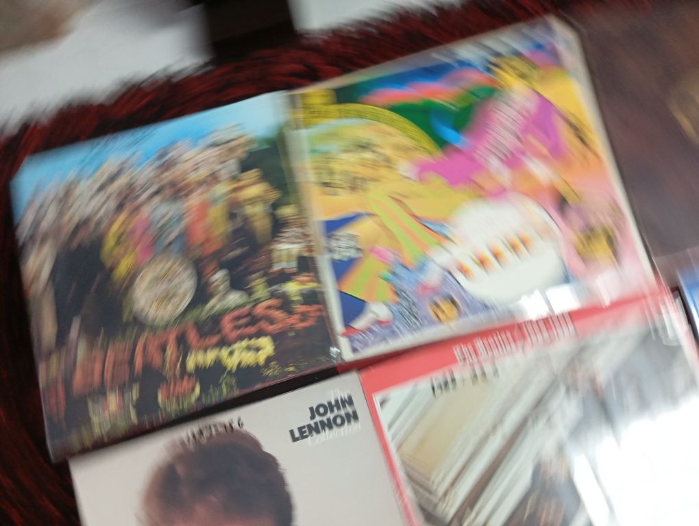 Vinil dos Beatles e John Lennon