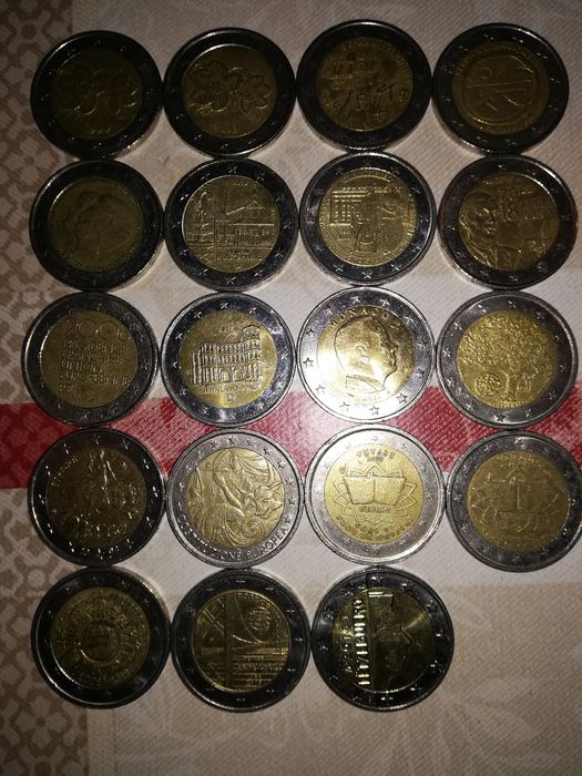 Vendo moedas de 2 € raras e comemorativas