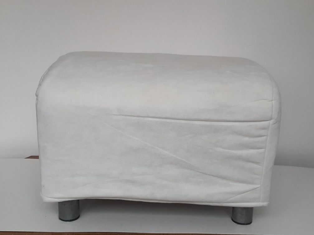 Pufy Ikea białe w dobrym stanie