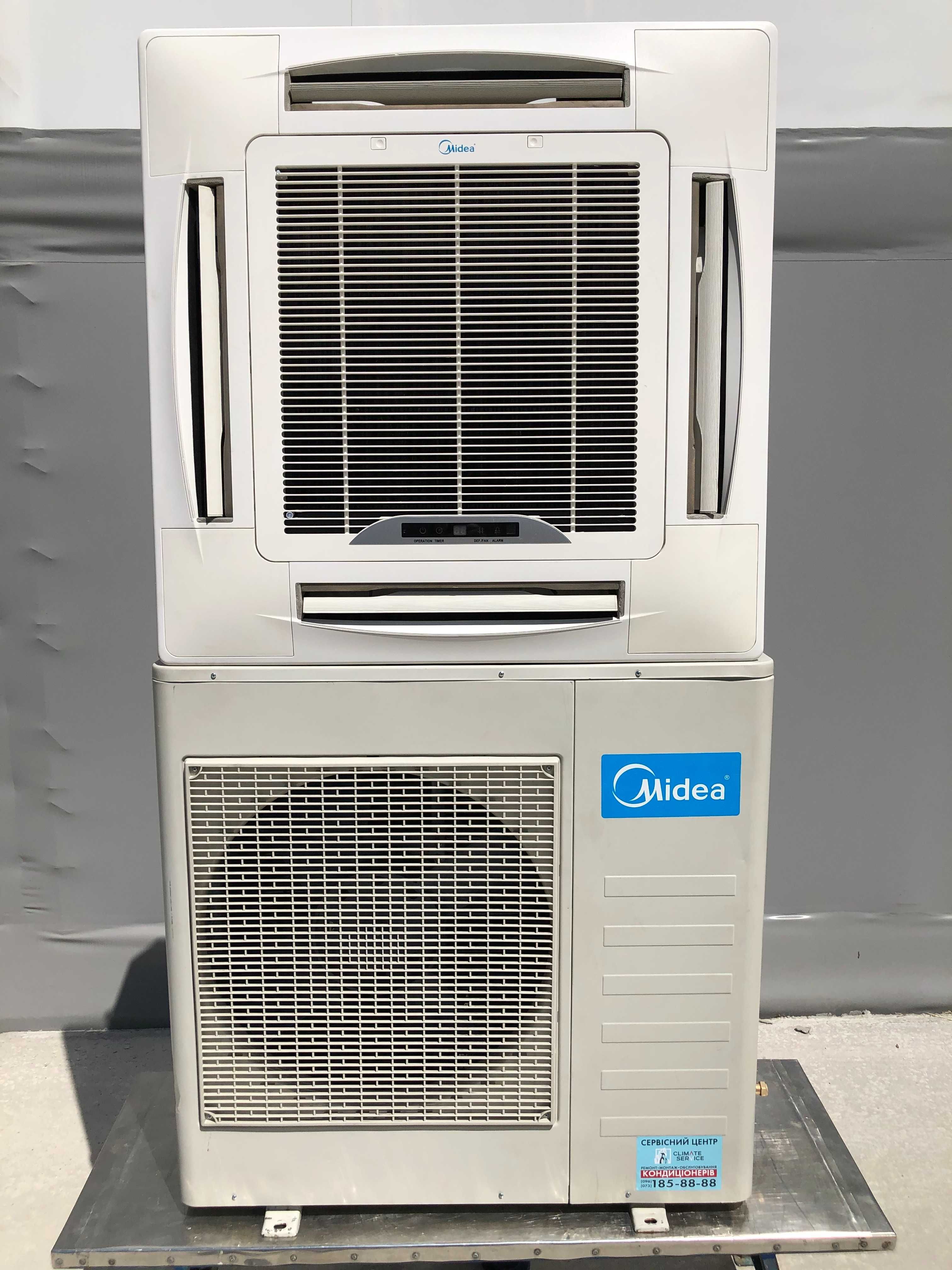 Кондиционер кассетный инвертор Midea 36 сплит-система [105м2]  Монтаж