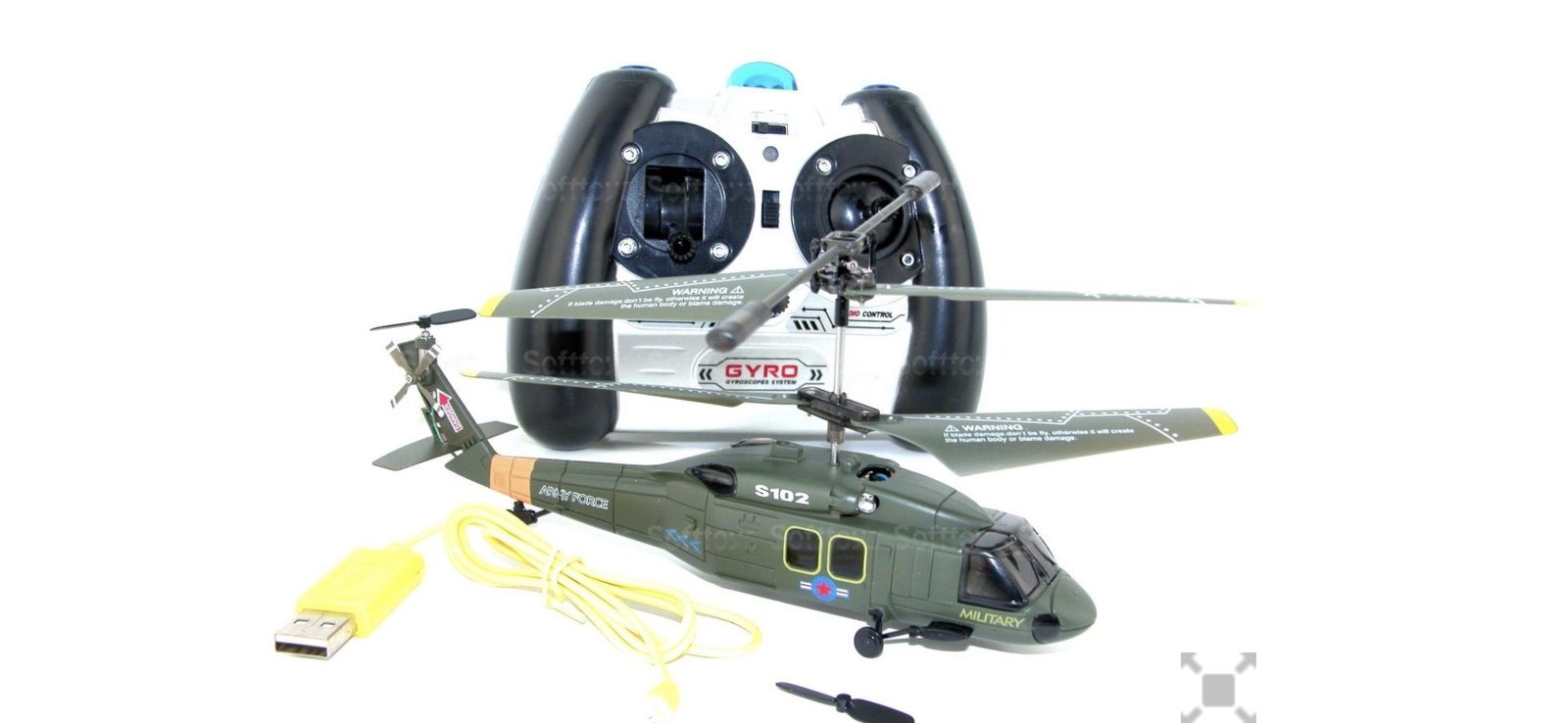 Пульт до радіокерованого вертольоту Syma S102
