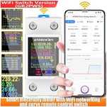Ватметр енергометр на дін рейку Tuya ATORCH GR2PWS WiFi switch