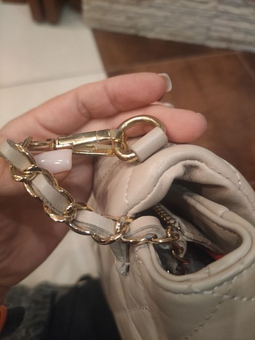 Torebka skóra naturalna Massimo Conti