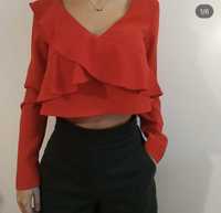 Top Vermelho Zara