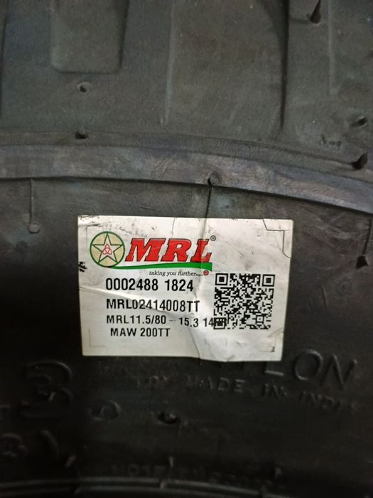 Opony 11.5/80 - 15.3 MRL NOWE