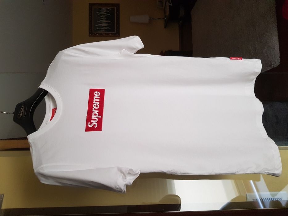 T shirt Supreme branca